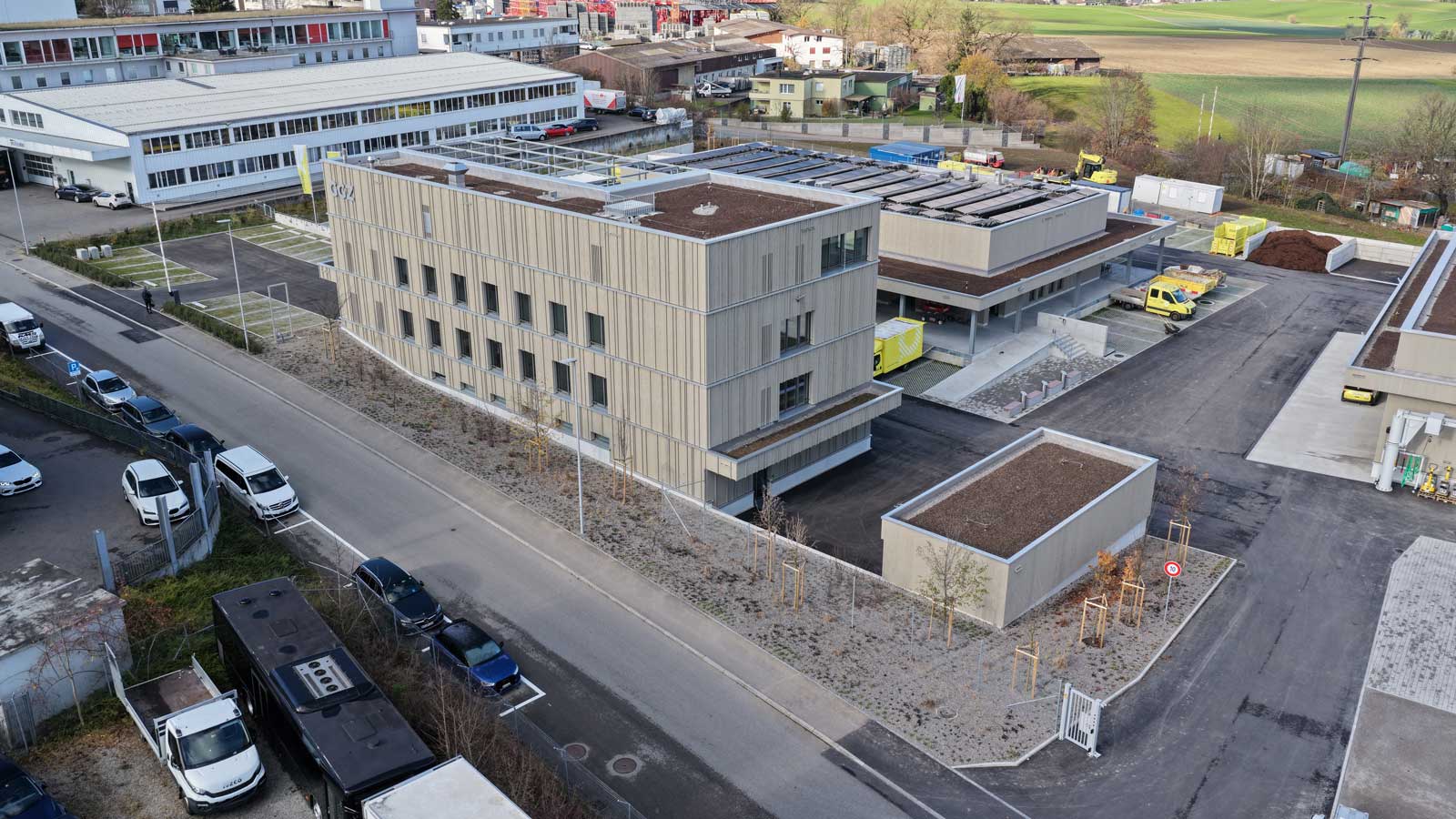 Neubau eines Firmengebäudes