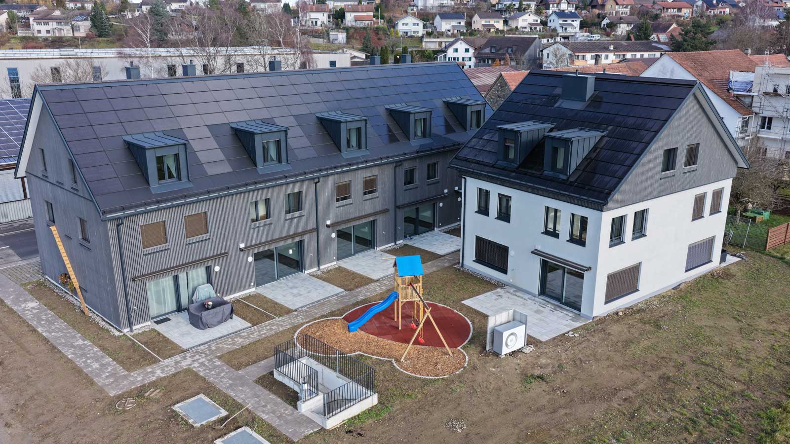 Neubau von Wohnblöcken